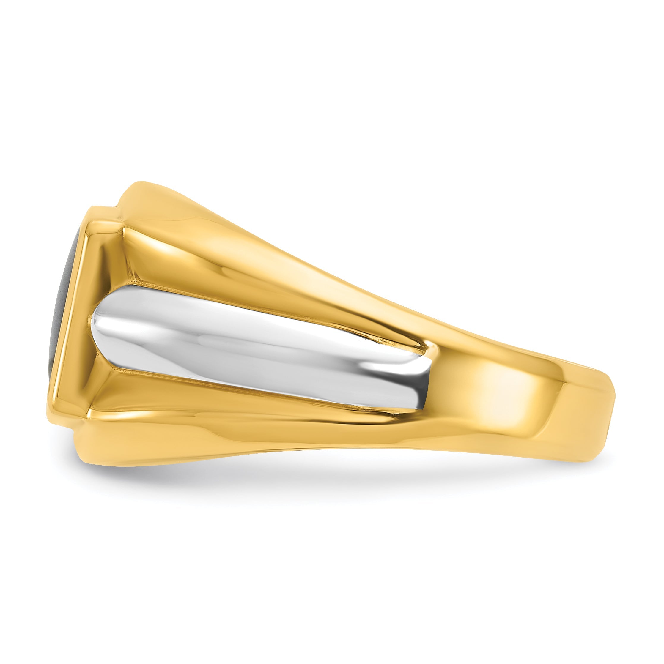 10K Two-Tone Two-Tone Fancy Ring Mounting