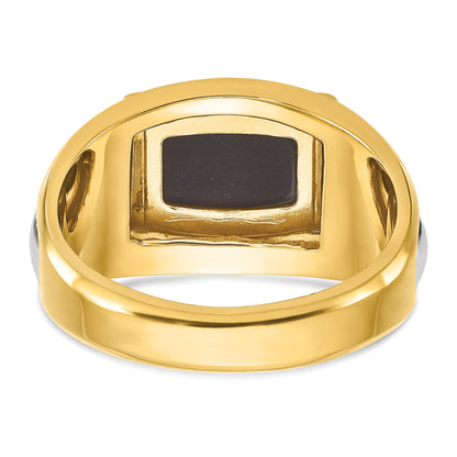 10K Two-Tone Two-Tone Fancy Ring Mounting