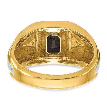 10K Two-Tone Two-Tone Fancy Ring Mounting