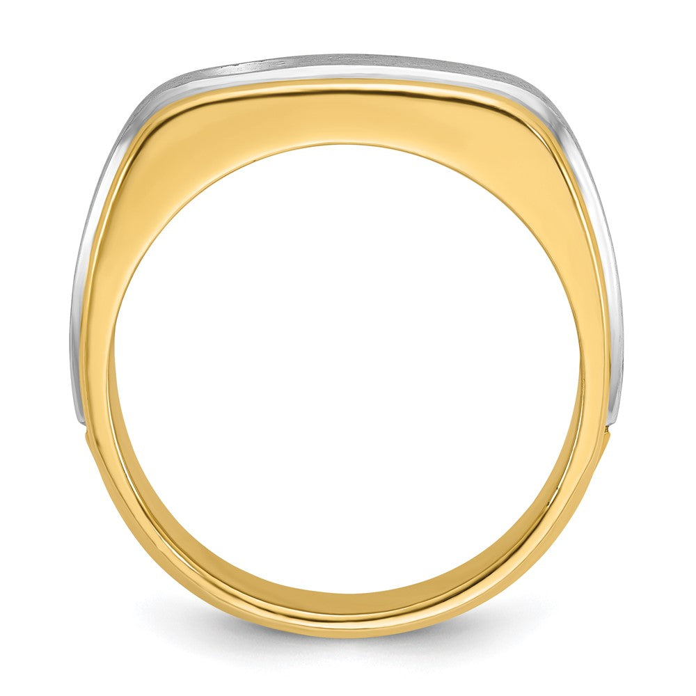 10K Two-Tone Two-Tone Fancy Ring Mounting