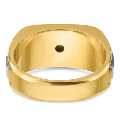 10K Two-Tone Two-Tone Fancy Ring Mounting