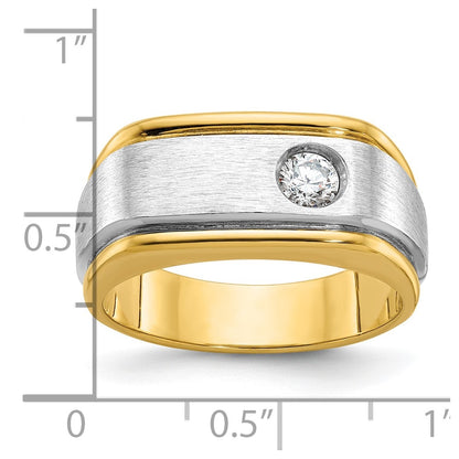 10K Two-Tone Two-Tone Fancy Ring Mounting