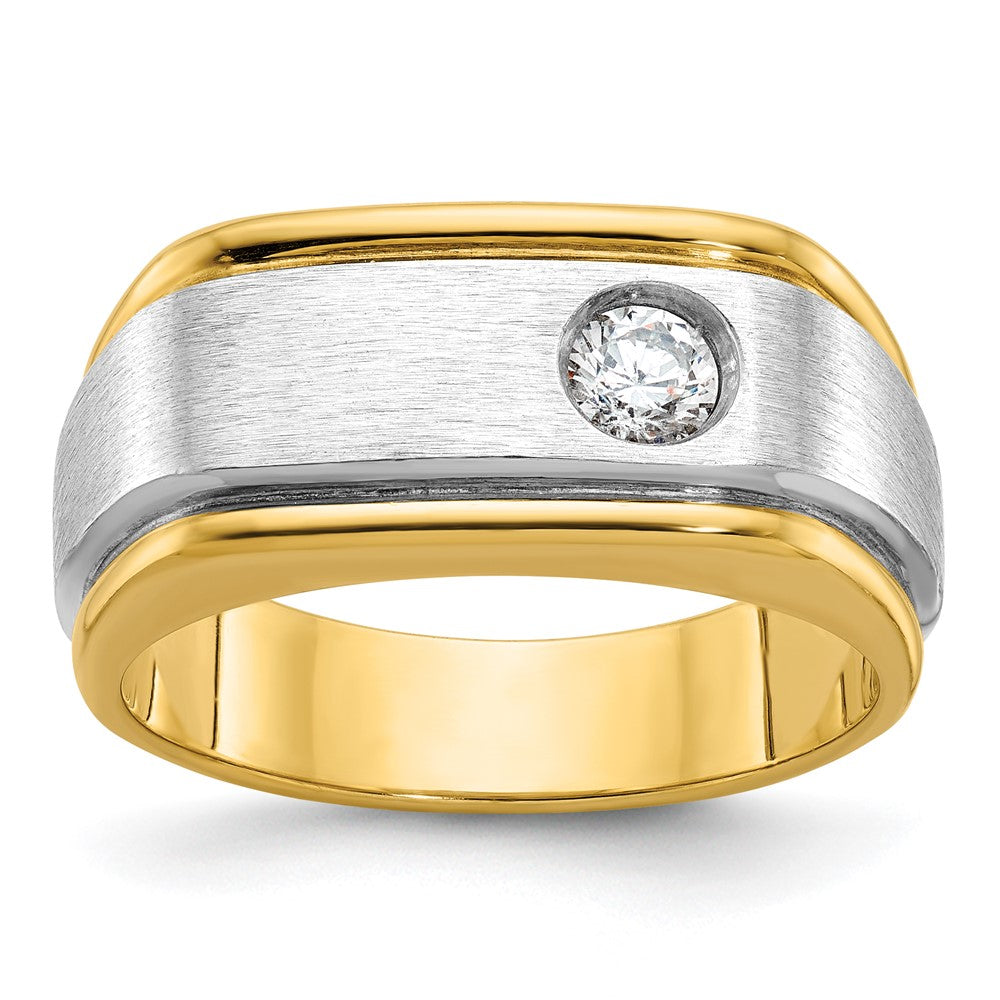 10K Two-Tone Two-Tone Fancy Ring Mounting