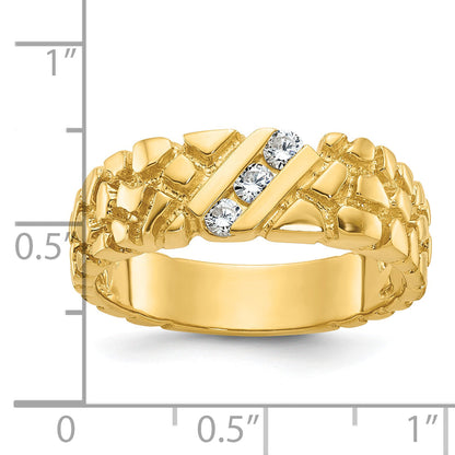 10K Yellow Gold 10Ky Fancy Ring Mounting