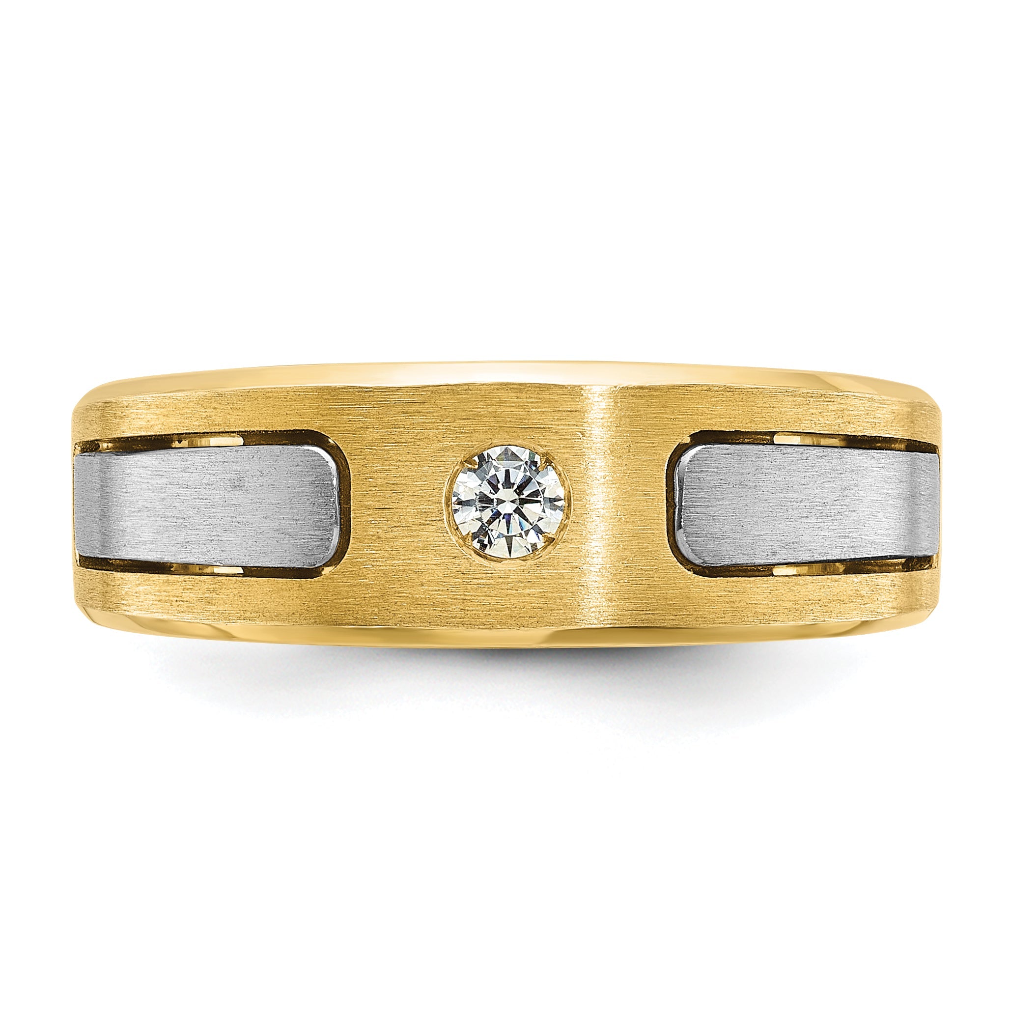 10K Two-Tone Two-Tone Fancy Ring Mounting