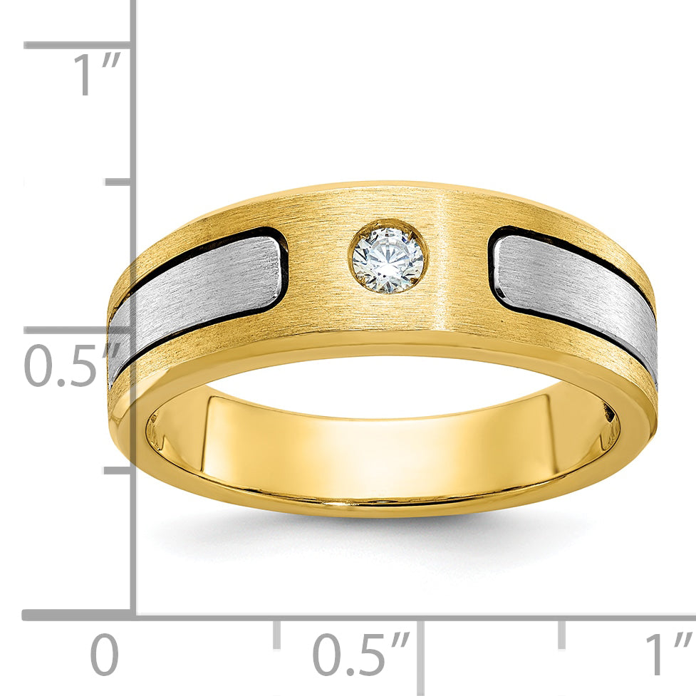 10K Two-Tone Two-Tone Fancy Ring Mounting