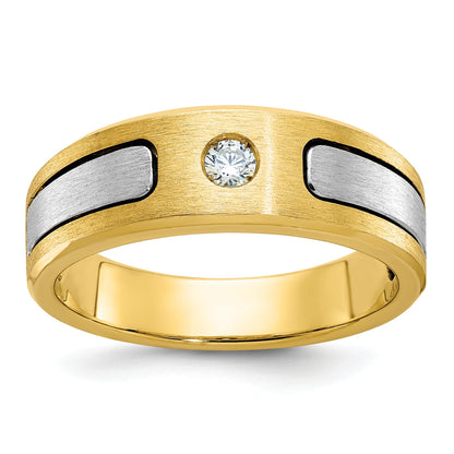 10K Two-Tone Two-Tone Fancy Ring Mounting
