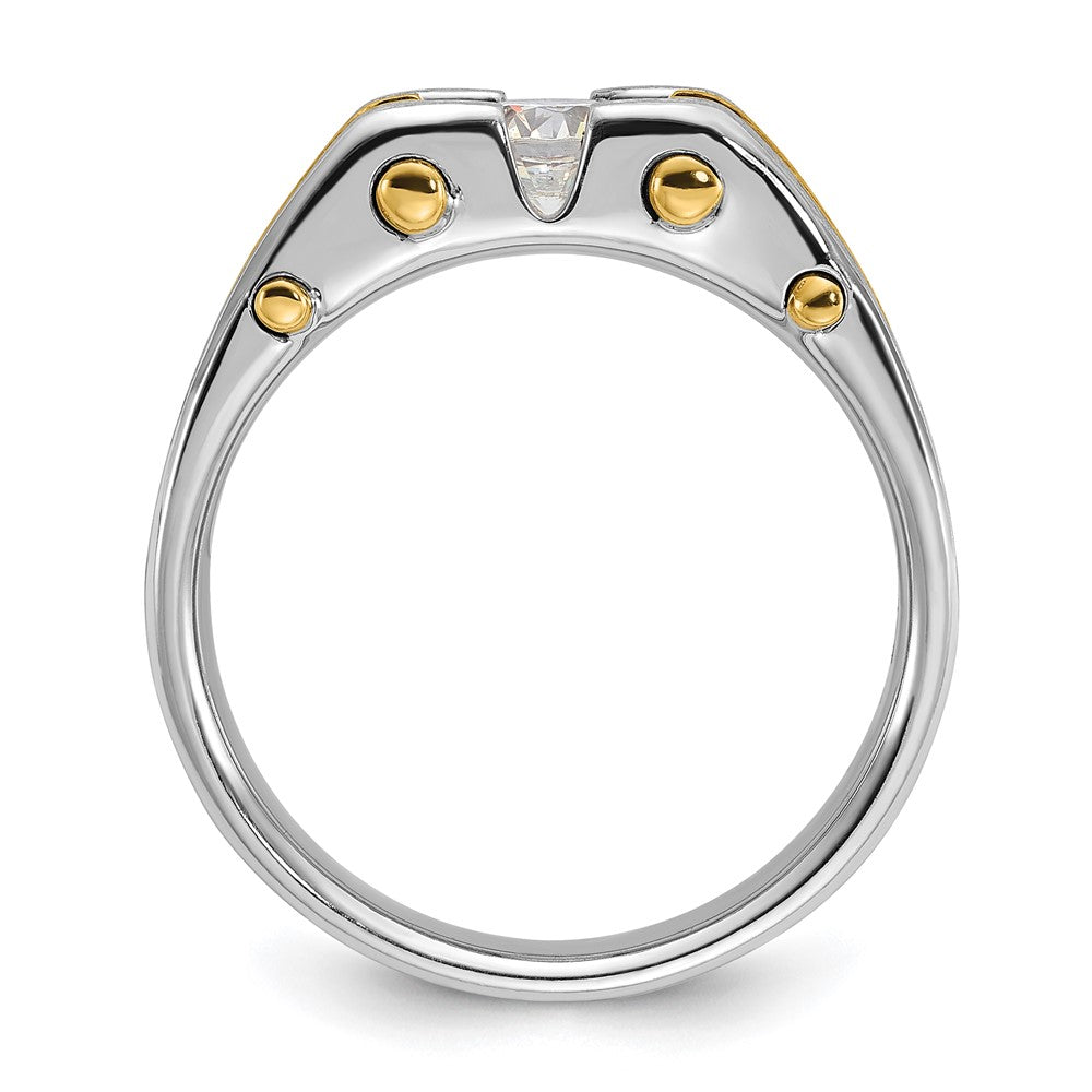 10K Two-Tone Two-Tone Fancy Ring Mounting