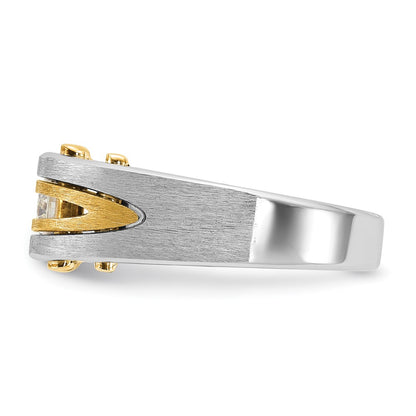 10K Two-Tone Two-Tone Fancy Ring Mounting