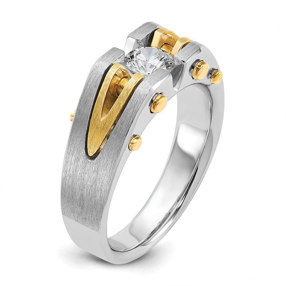10K Two-Tone Two-Tone Fancy Ring Mounting