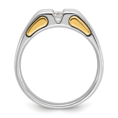 10K Two-Tone Two-Tone Fancy Ring Mounting