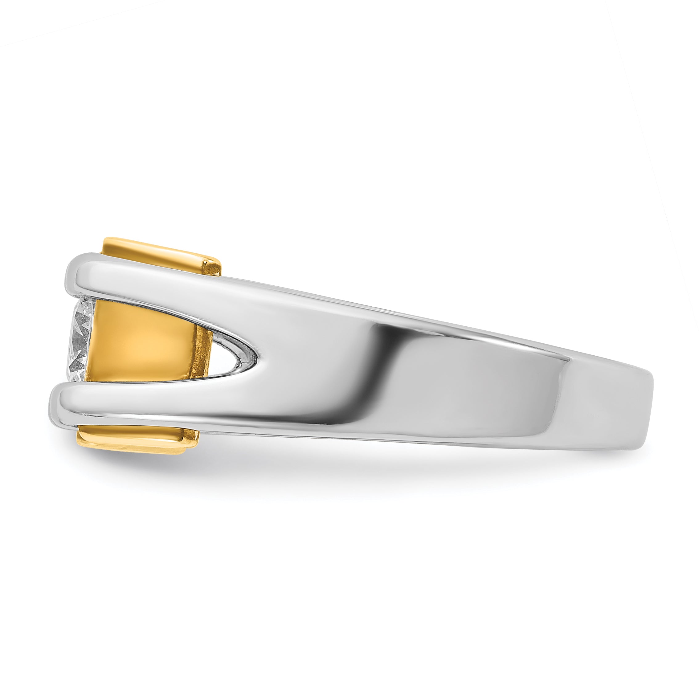 10K Two-Tone Two-Tone Fancy Ring Mounting