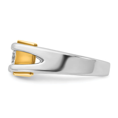 10K Two-Tone Two-Tone Fancy Ring Mounting