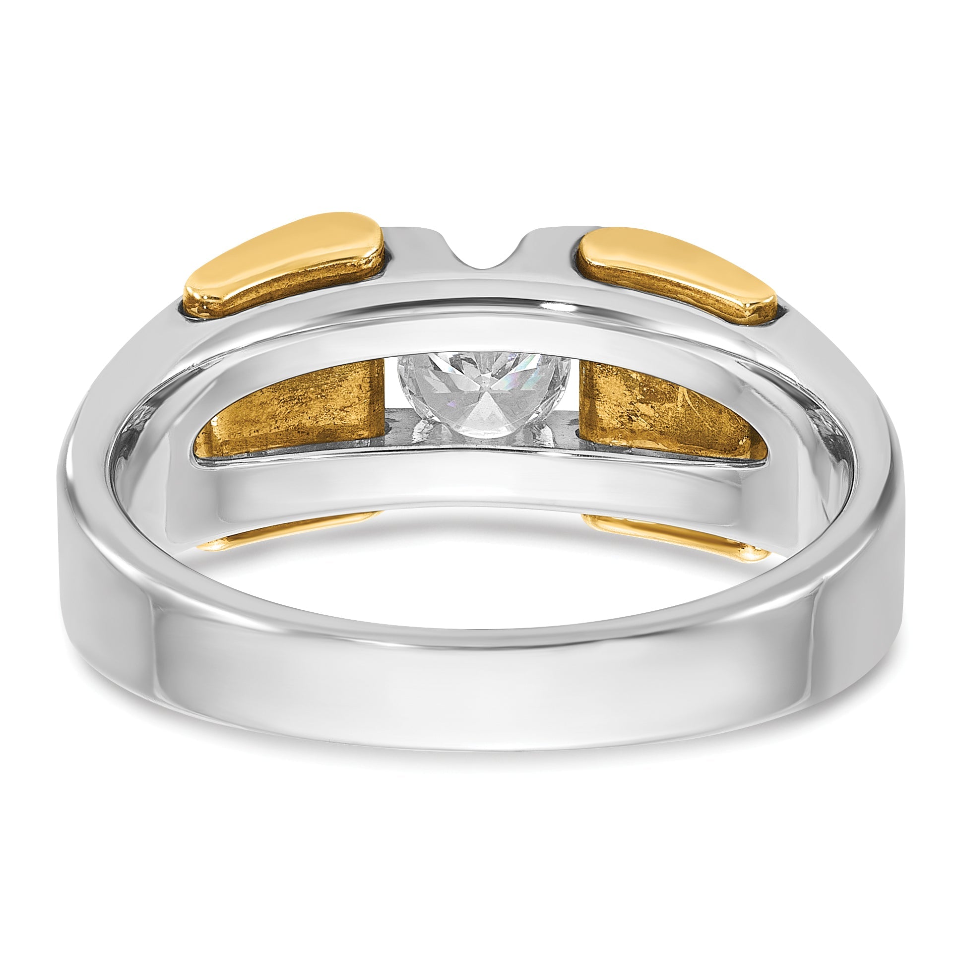 10K Two-Tone Two-Tone Fancy Ring Mounting