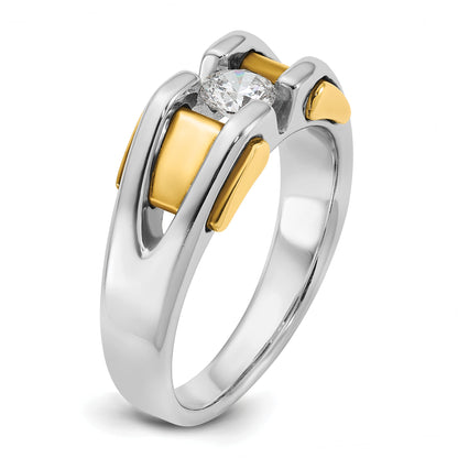10K Two-Tone Two-Tone Fancy Ring Mounting