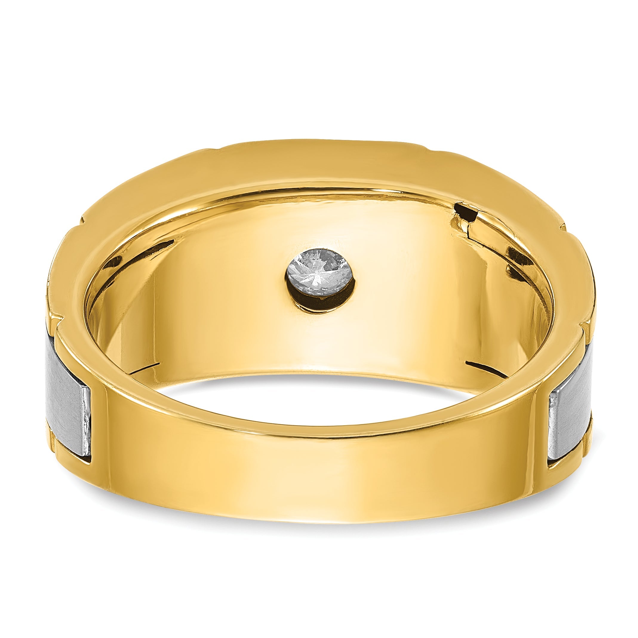 10K Two-Tone Two-Tone Fancy Ring Mounting
