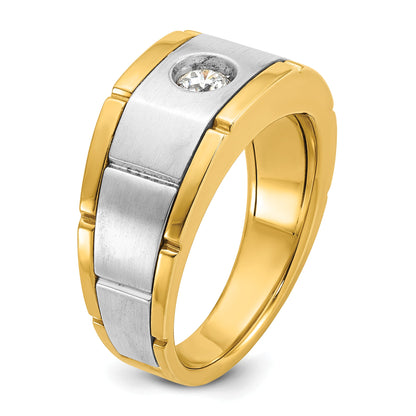 10K Two-Tone Two-Tone Fancy Ring Mounting