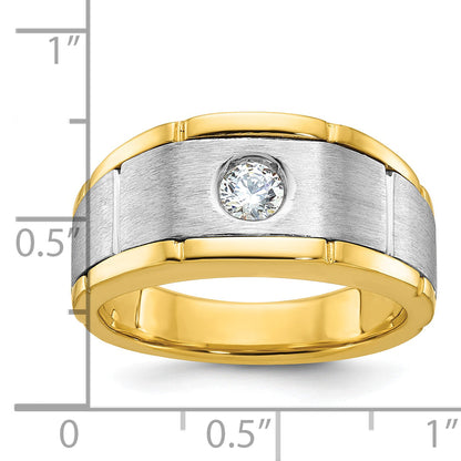 10K Two-Tone Two-Tone Fancy Ring Mounting