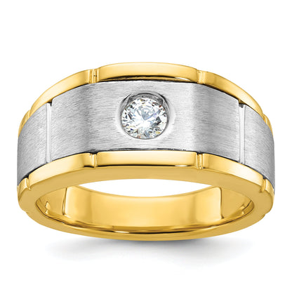 10K Two-Tone Two-Tone Fancy Ring Mounting