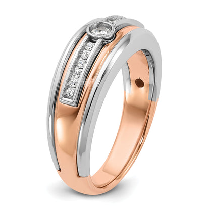 10K Two-Tone Two-Tone Fancy Ring Mounting