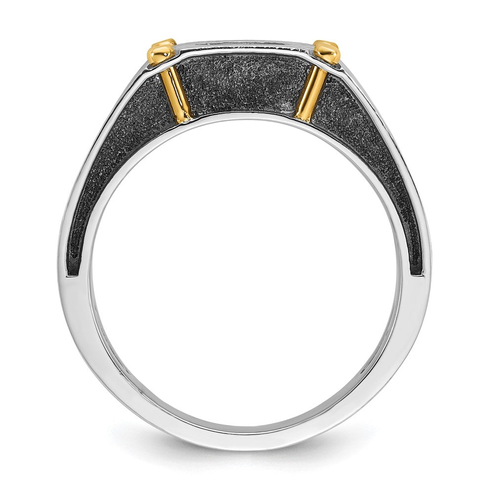 10K Two-Tone Two-Tone Fancy Ring Mounting