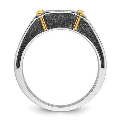10K Two-Tone Two-Tone Fancy Ring Mounting