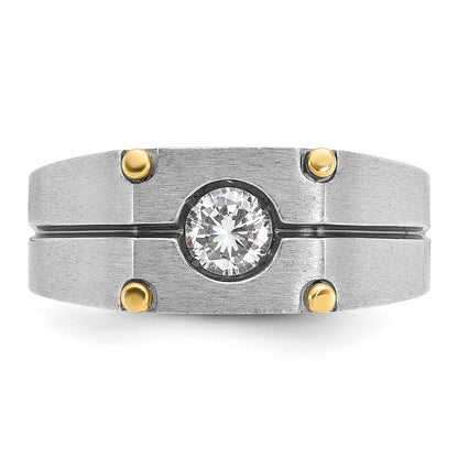10K Two-Tone Two-Tone Fancy Ring Mounting