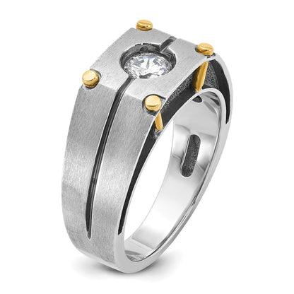 10K Two-Tone Two-Tone Fancy Ring Mounting