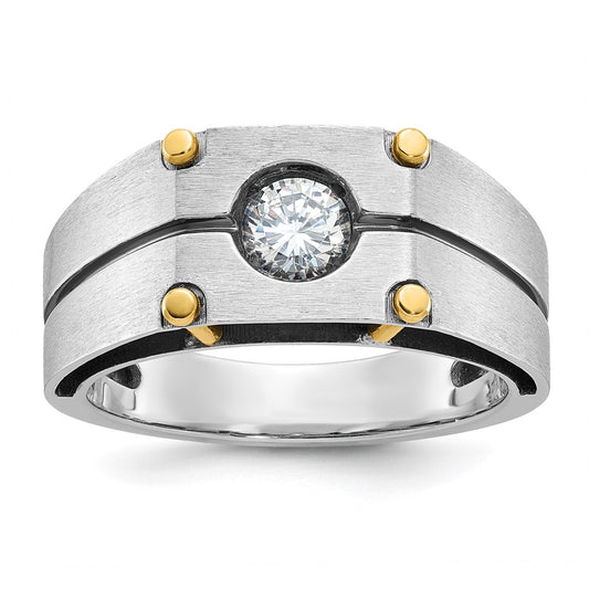 10K Two-Tone Two-Tone Fancy Ring Mounting