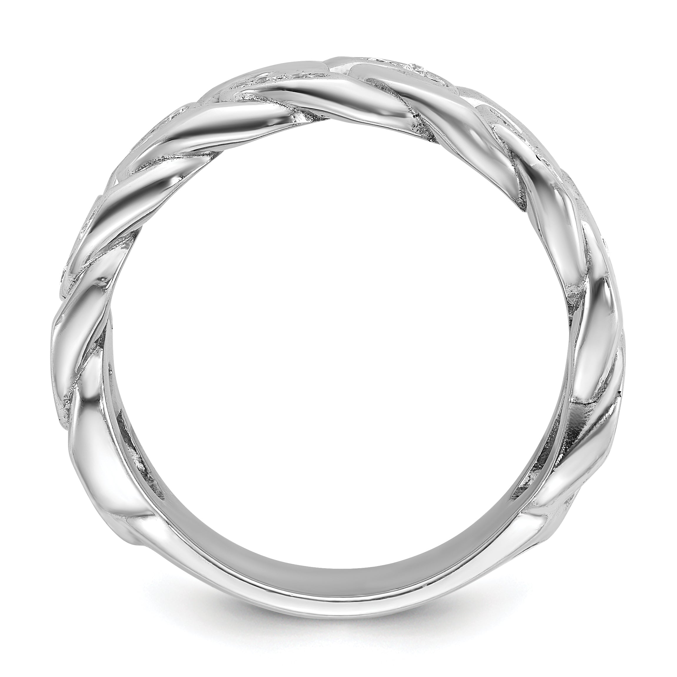 10K White Gold 10Kw Fancy Ring Mounting