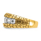 14k Yellow Gold 2 Ct. Lab Grown Diamond VS/SI+ G+ Men's Nugget Ring