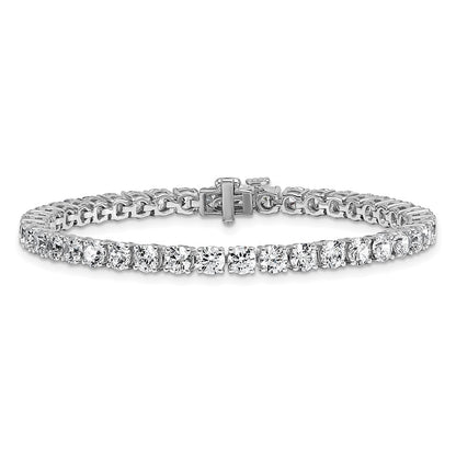 14k White Gold 10 Ct. Lab Grown Diamond VS/SI+ G+ Tennis Bracelet