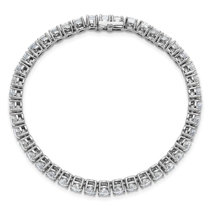 14k White Gold 10 Ct. Lab Grown Diamond VS/SI+ G+ Tennis Bracelet