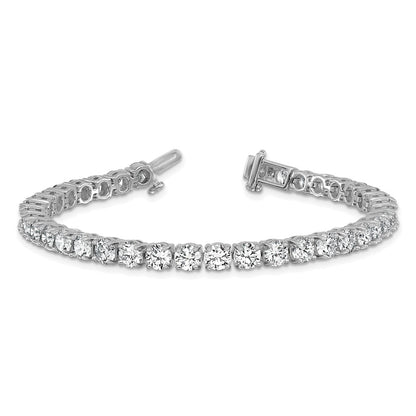14k White Gold 14 Ct. Lab Grown Diamond VS/SI+ G+ Tennis Bracelet