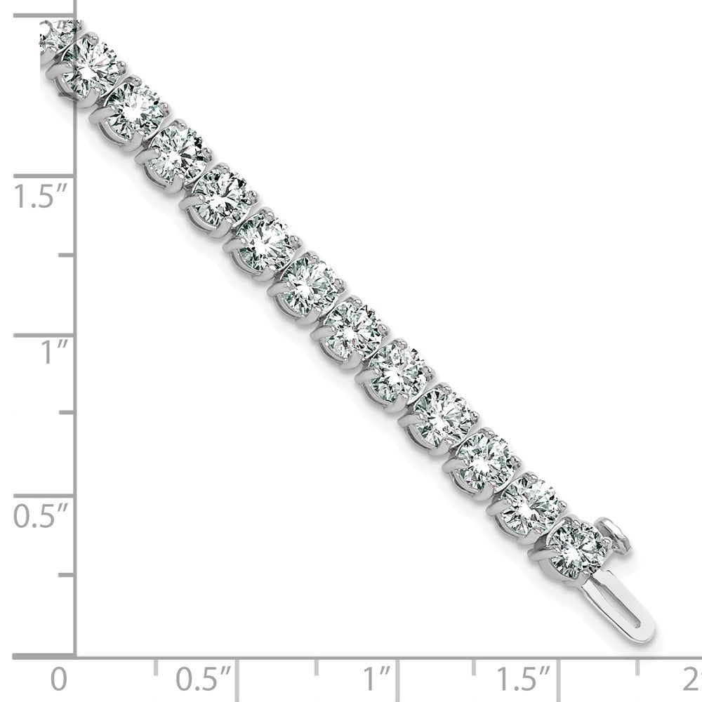 14k White Gold 14 Ct. Lab Grown Diamond VS/SI+ G+ Tennis Bracelet