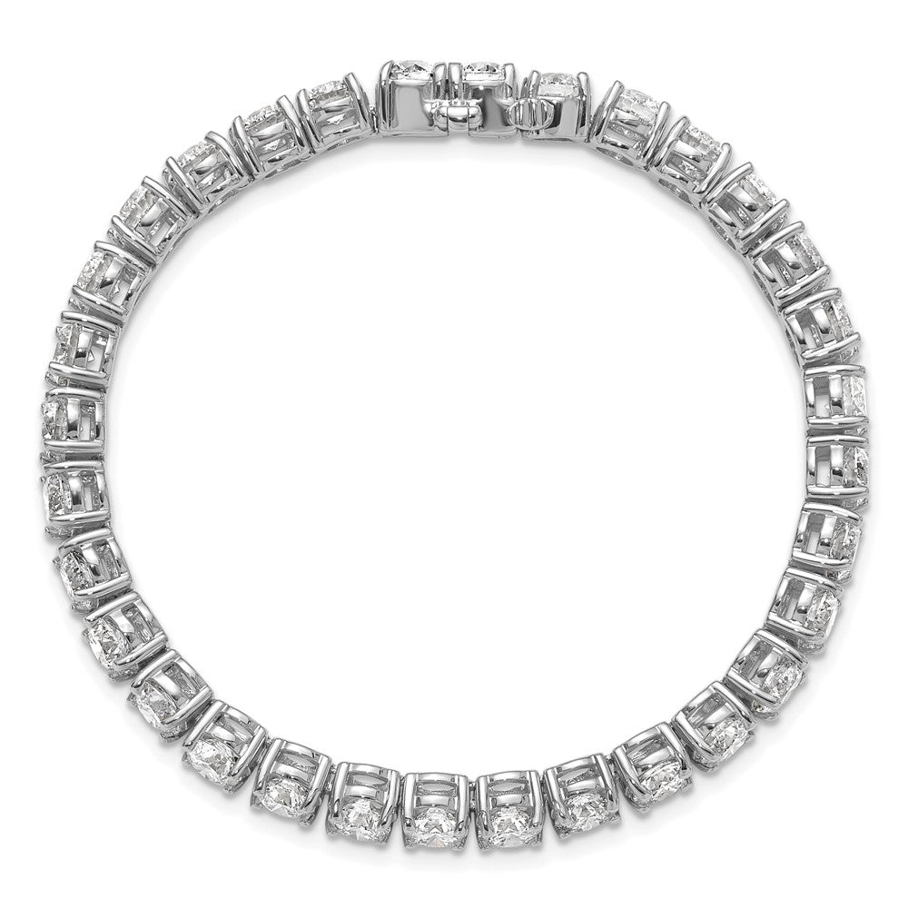 14k White Gold 16 Ct. Lab Grown Diamond VS/SI+ G+ Tennis Bracelet