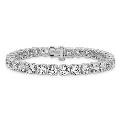 14k White Gold 22 1/2 Ct. Lab Grown Diamond VS/SI+ G+ Tennis Bracelet