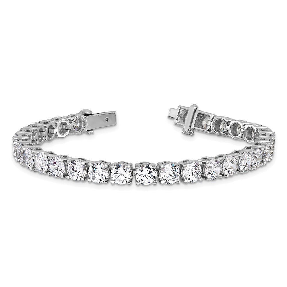 14k White Gold 22 1/2 Ct. Lab Grown Diamond VS/SI+ G+ Tennis Bracelet