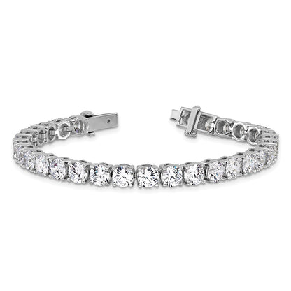 14k White Gold 22 1/2 Ct. Lab Grown Diamond VS/SI+ G+ Tennis Bracelet