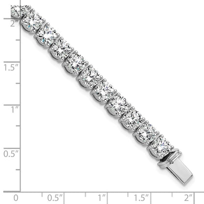 14k White Gold 22 1/2 Ct. Lab Grown Diamond VS/SI+ G+ Tennis Bracelet