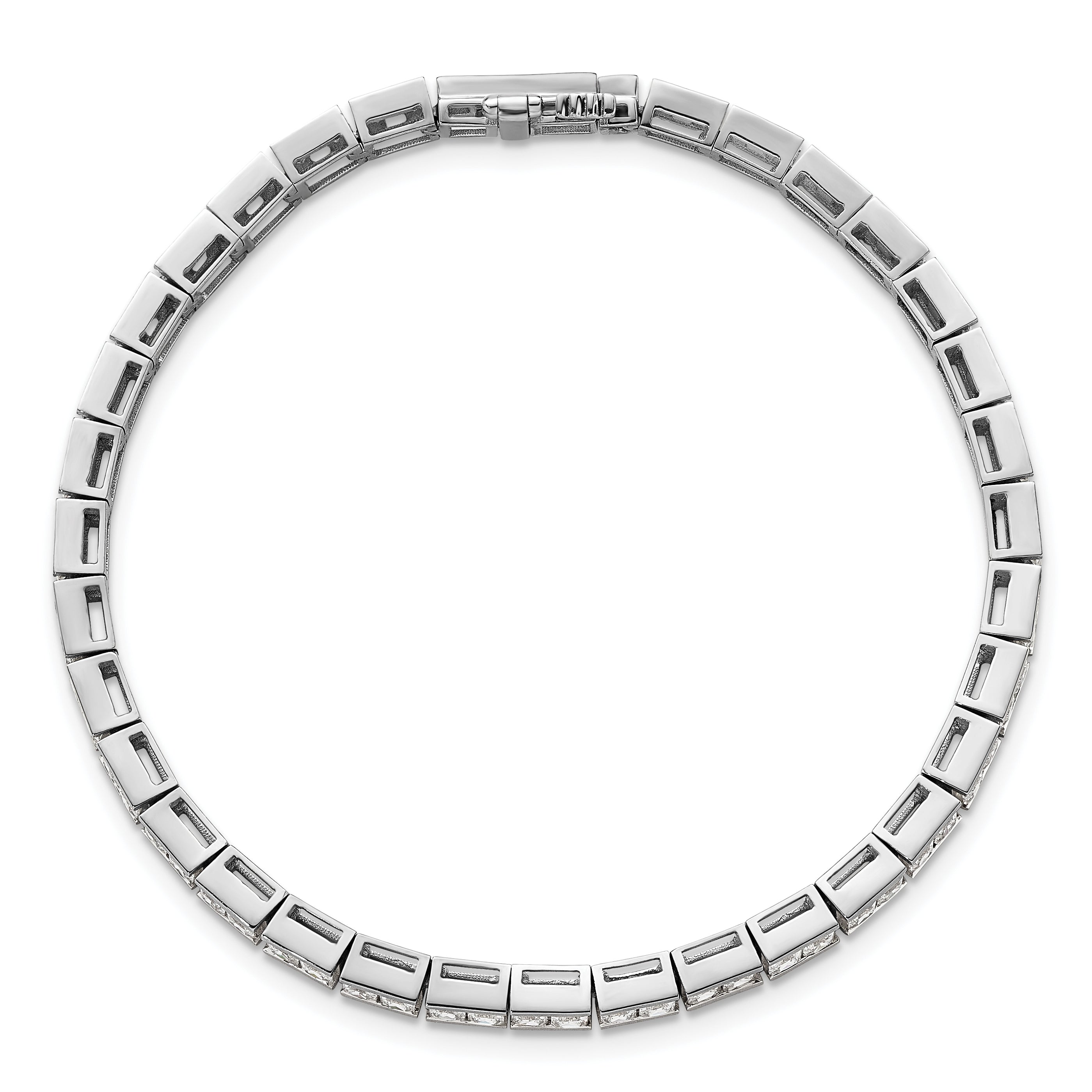 14K White Gold Certified Lab Grown Diamond Vs Def Princess Tennis Bracelet