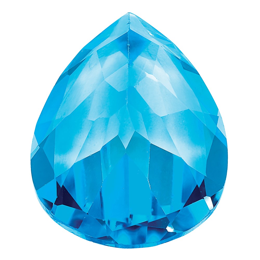 Gemstone Swiss Blue Topaz Aa Quality 13X7mm Pear
