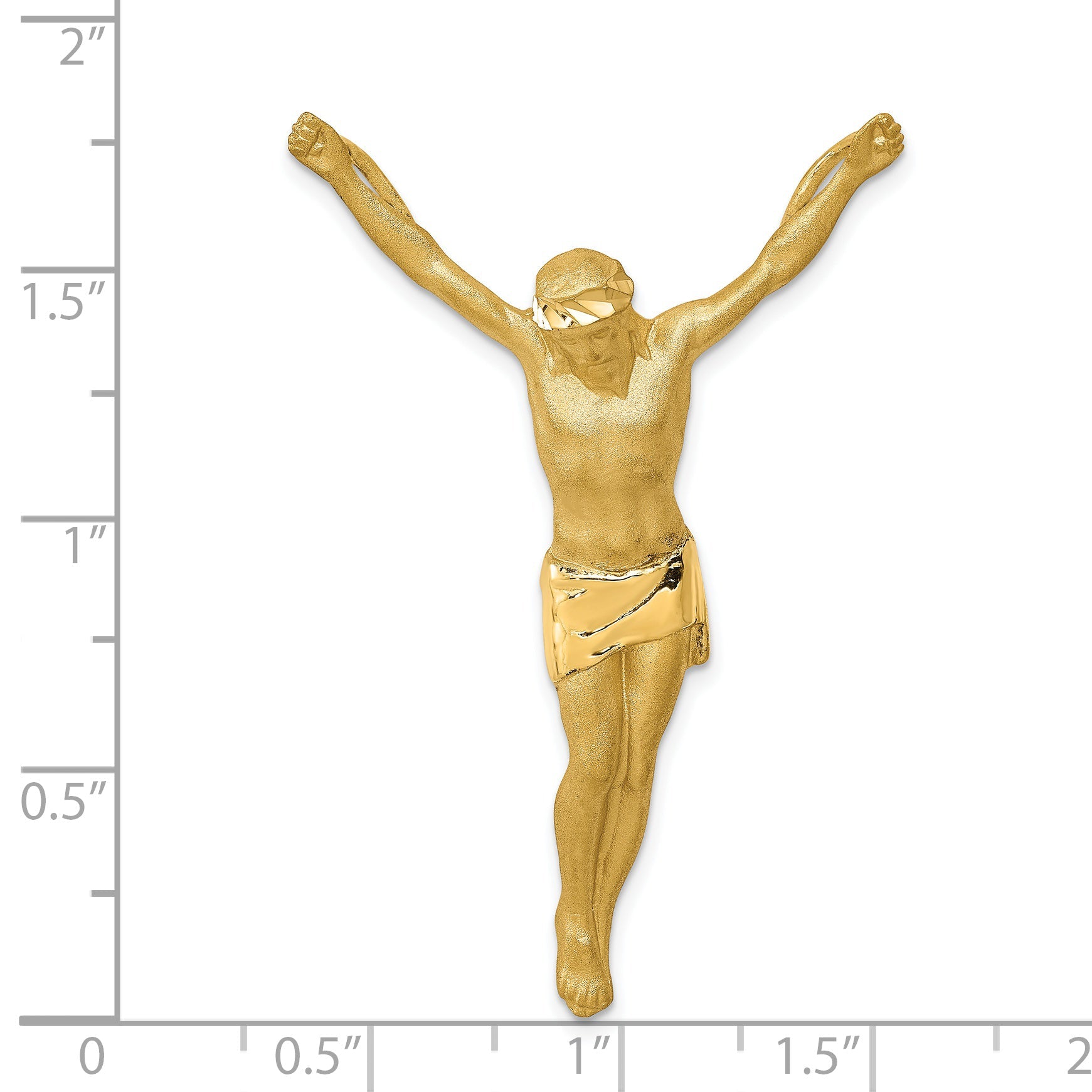 14K Yellow Gold Corpus Chain Slide