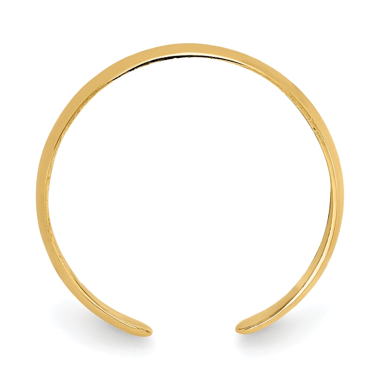 14K Yellow Gold High Polished Toe Ring