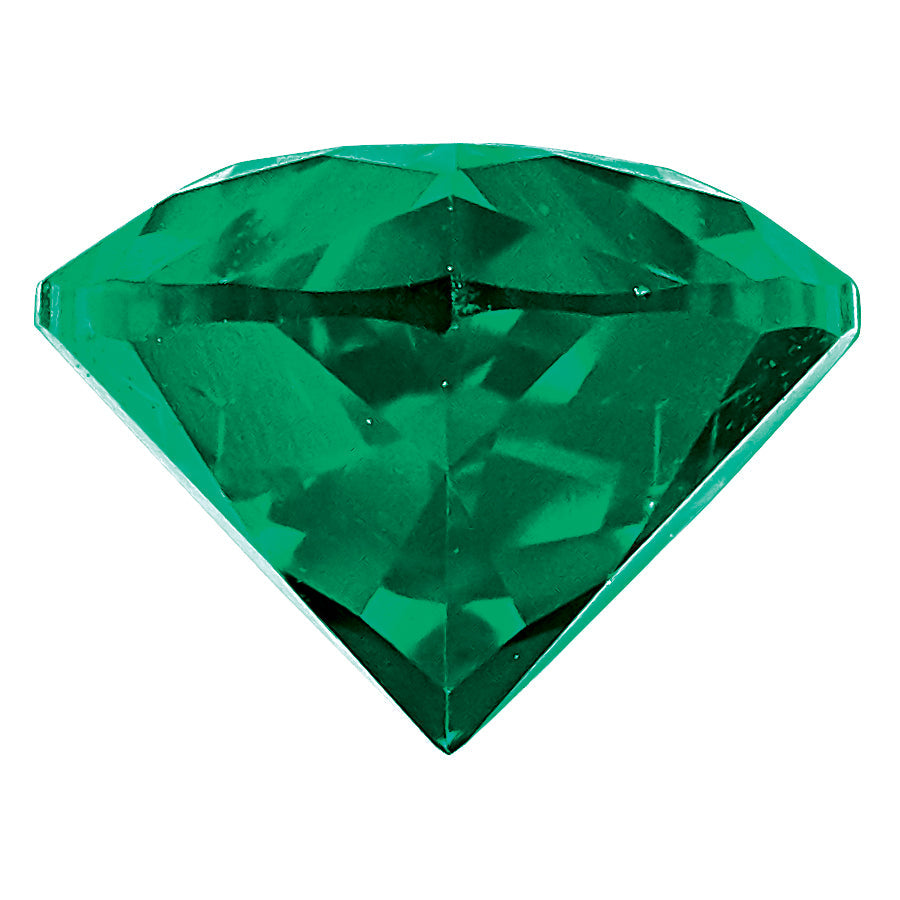 Gemstone Created Emerald 6X3mm Marquise
