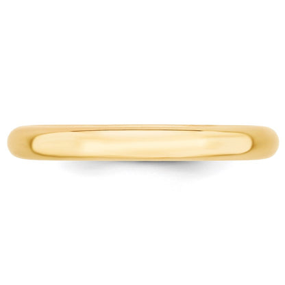 18k Yellow Gold 3mm Standard Weight Comfort Fit Wedding Band Ring