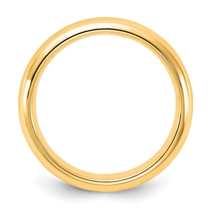18k Yellow Gold 4mm Standard Weight Comfort Fit Wedding Band Ring
