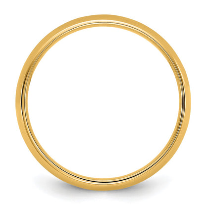 10K Yellow Gold 10Ky 4.5mm Lightweight Comfort Fit Band Size 8.5