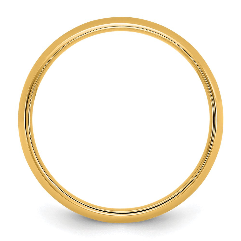 10K Yellow Gold 10Ky 4.5mm Lightweight Comfort Fit Band Size 4.5