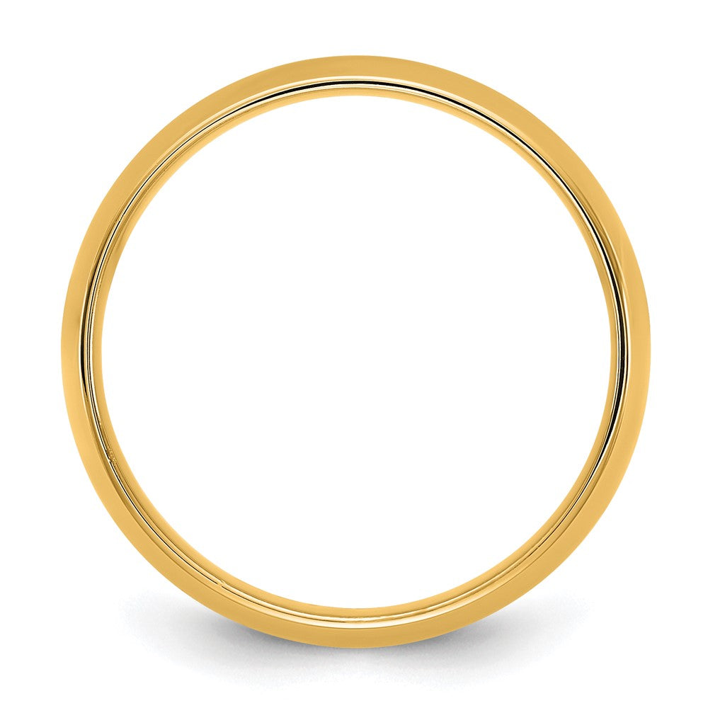 10K Yellow Gold 10Ky 5.5mm Lightweight Comfort Fit Band Size 10